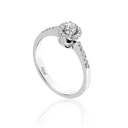 Pırlanta Yüzük G renk Toplam 0.24 Karat