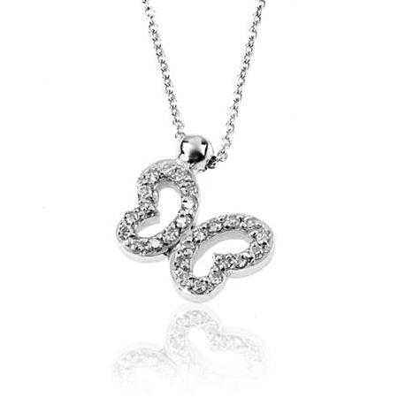 Pırlanta Kolye Kelebek