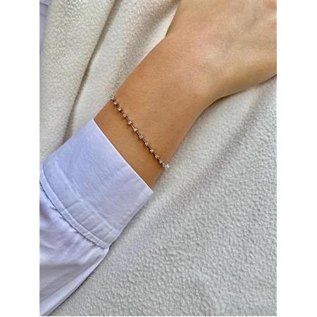 Pırlanta Su Yolu Bileklik 0.77 Karat