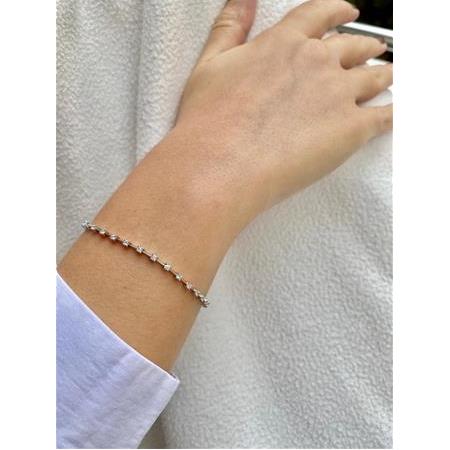 Pırlanta Su Yolu Bileklik 0.77 Karat