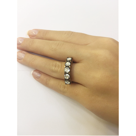 5 Taş Elmas Yüzük 1.40 Karat