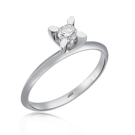 Tektaş Pırlanta Yüzük G Renk 0.20 Karat