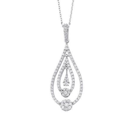 Pırlanta Fantezi Kolye 0.92 Karat