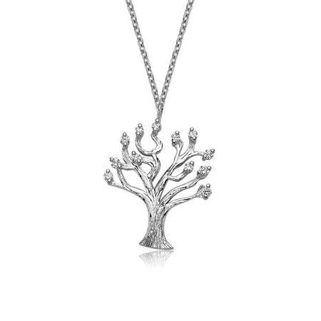 Pırlanta Kolye Hayat Ağacı