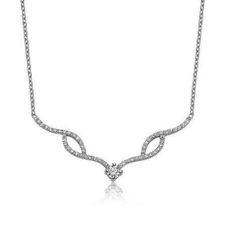 Pırlanta Örgü Kolye