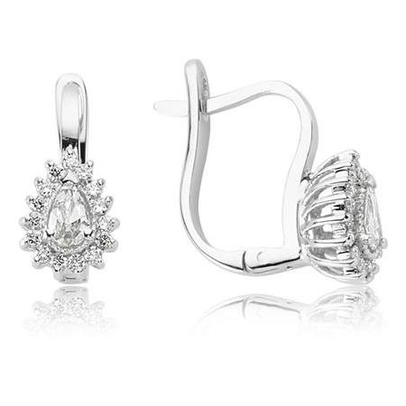 Pırlanta Damla Elmas Anturaj Küpe