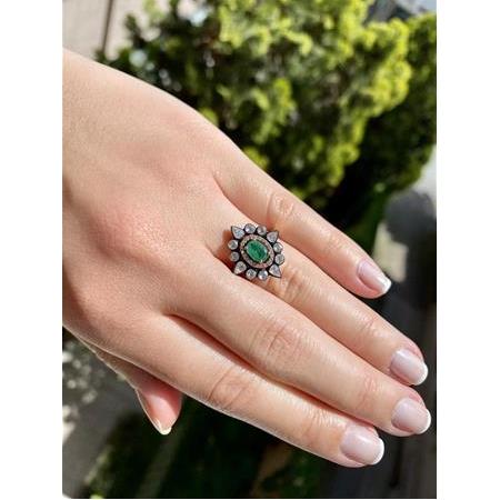Elmas Yüzük Zümrüt Emerald