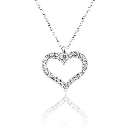 Pırlanta Kolye Kalp