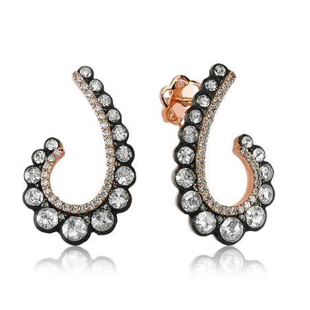 Elmas Küpe Su Damlası