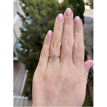 Baget Tektaş Pırlanta Yüzük H Renk 0.25 Karat