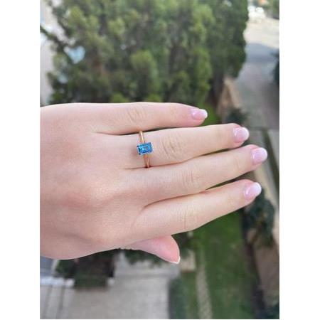 Blue(Mavi) Topaz Yüzük