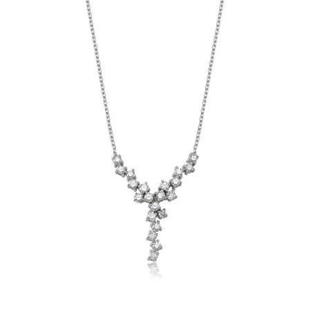 Pırlanta Tırnaklı Kolye