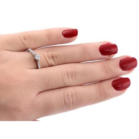 Tektaş Pırlanta Yüzük G Renk Toplam 0.33 Karat