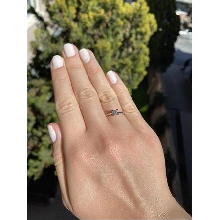 Tektaş Pırlanta Yüzük F Renk 0.23 Karat