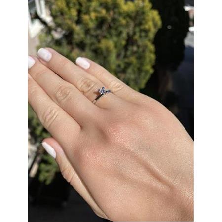 Tektaş Pırlanta Yüzük H Renk 0.17 Karat